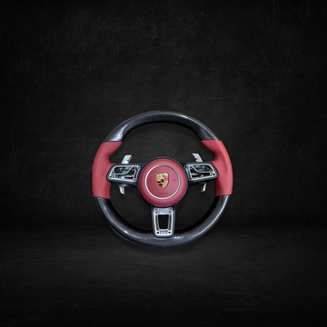 Fully Custom Carbon Fiber Steering Wheel - Porsche