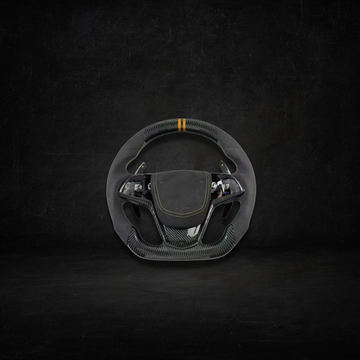 Fully Custom Carbon Fiber Steering Wheel - Cadillac