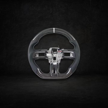 Fully Custom Carbon Fiber Steering Wheel - Ford