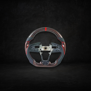Fully Custom Carbon Fiber Steering Wheel - Honda