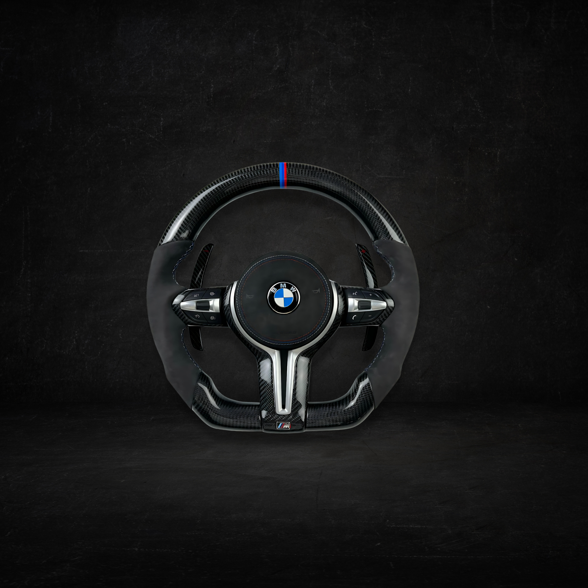 Fully Custom Carbon Fiber Steering Wheel - BMW
