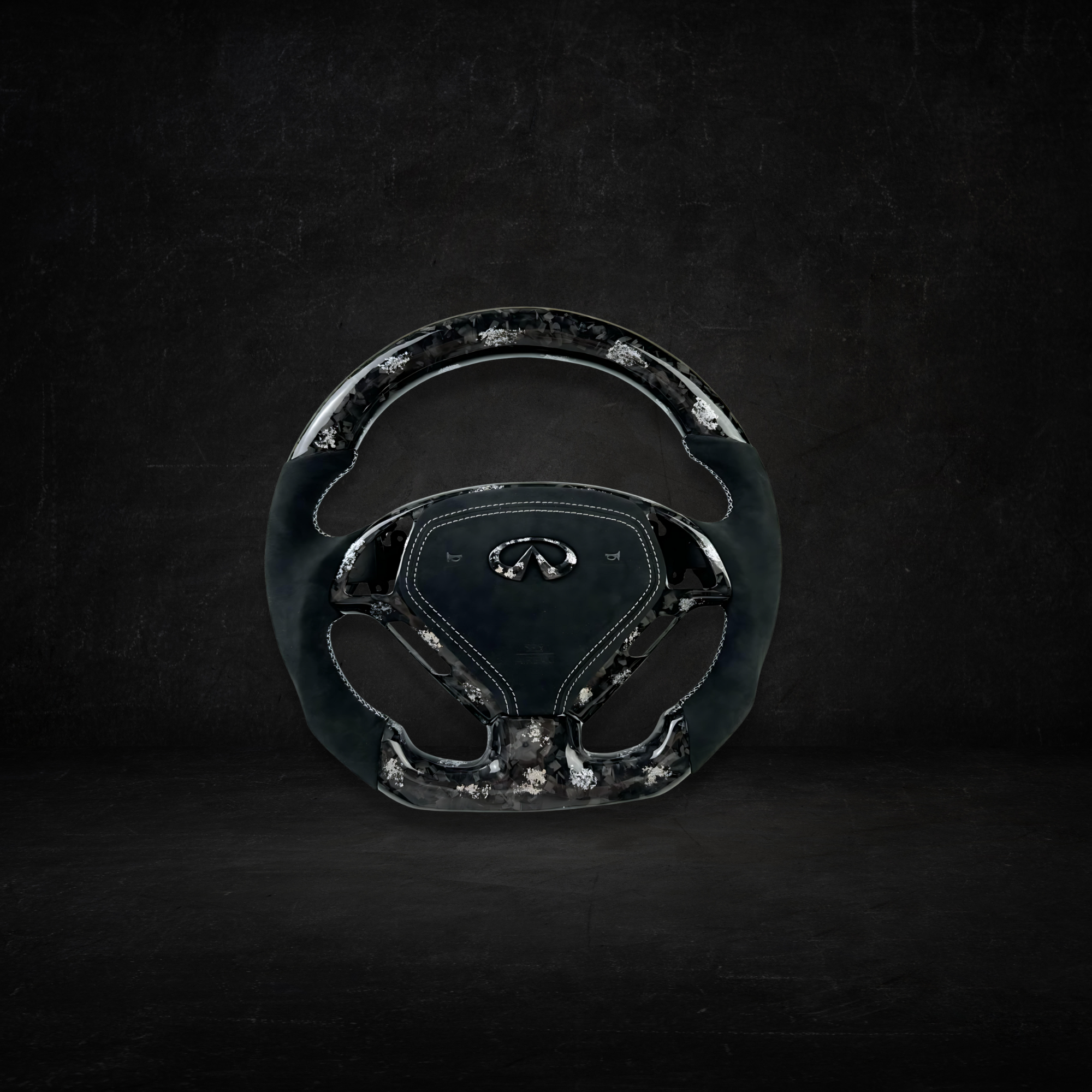 Fully Custom Carbon Fiber Steering Wheel - Infiniti