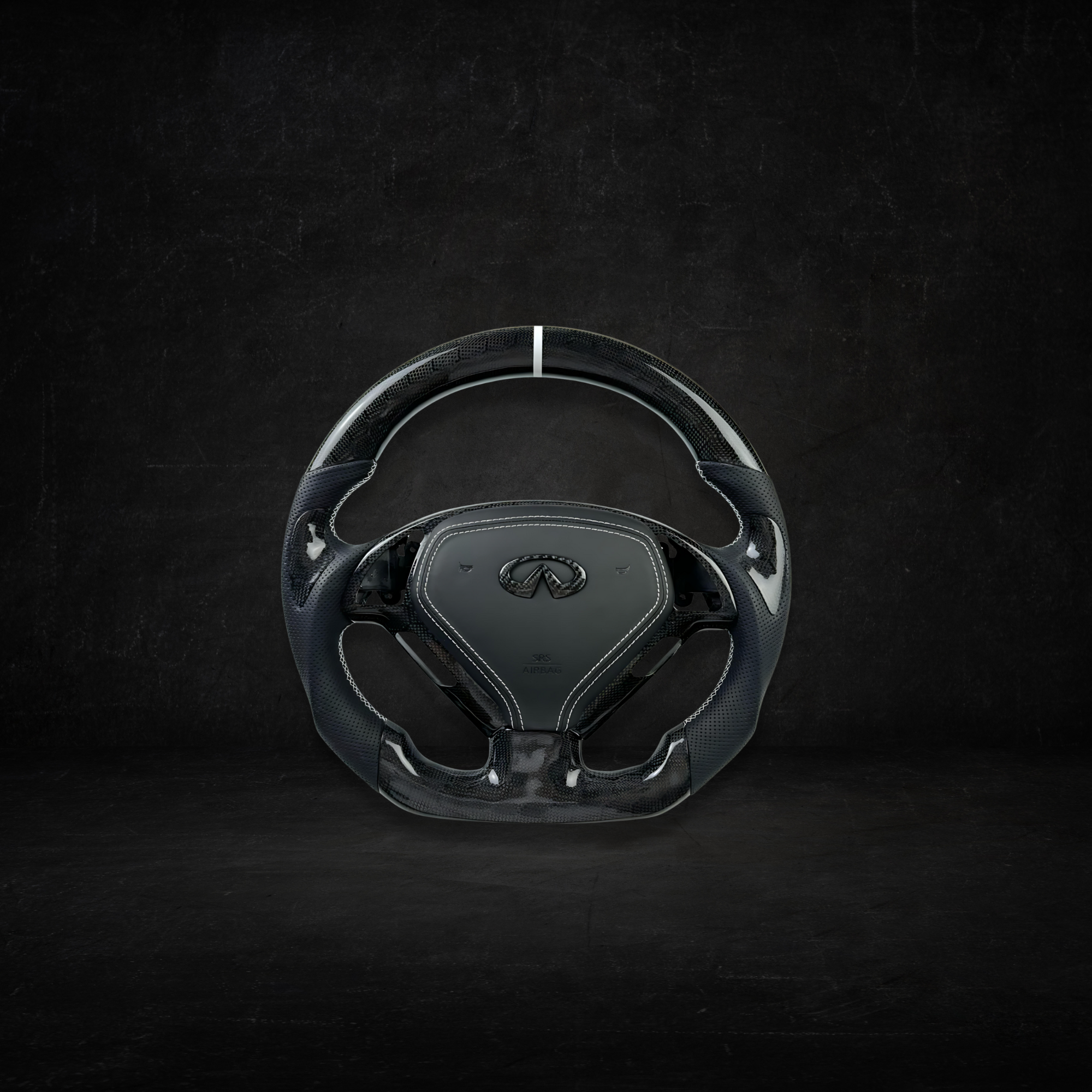 Fully Custom Carbon Fiber Steering Wheel - Infiniti