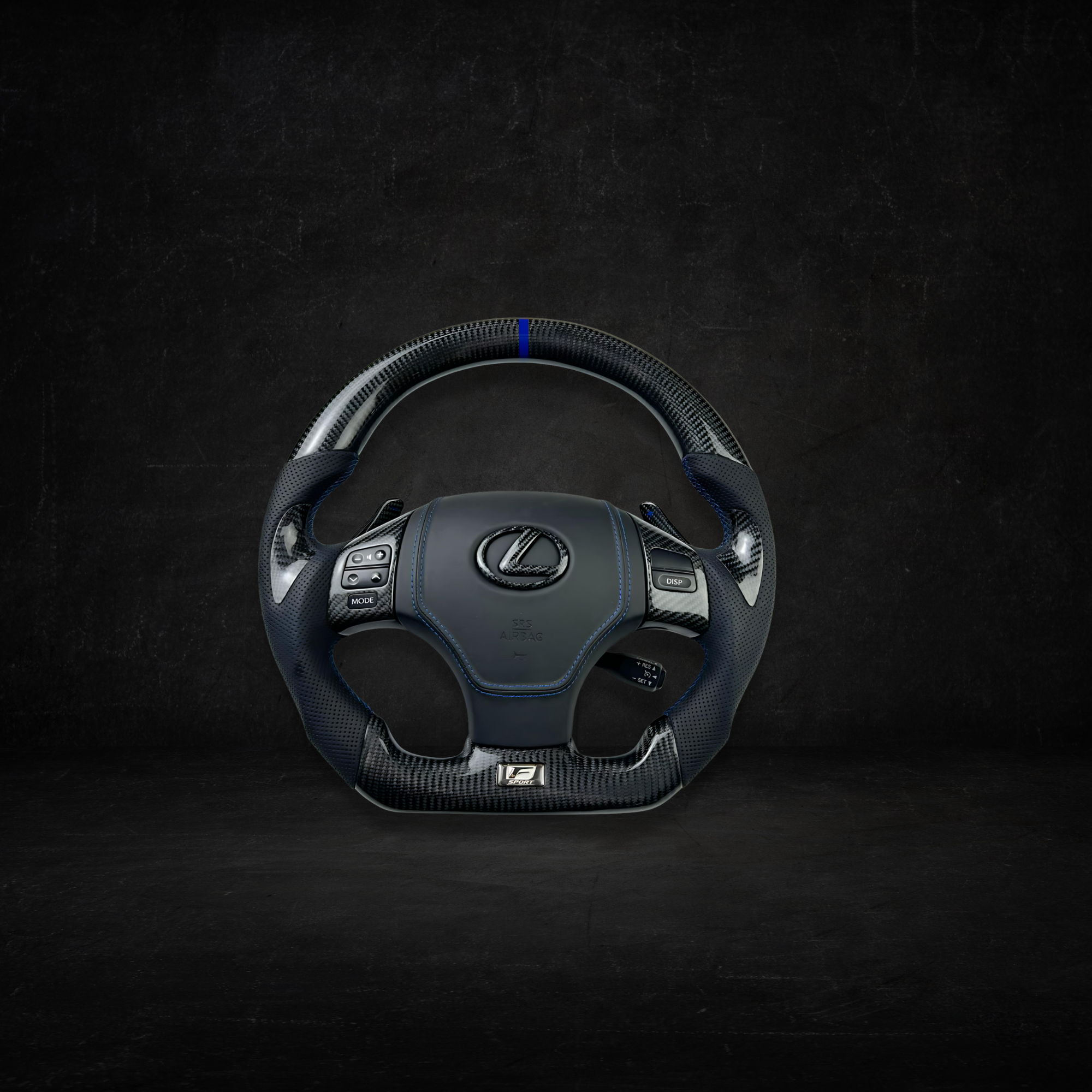Fully Custom Carbon Fiber Steering Wheel - Lexus