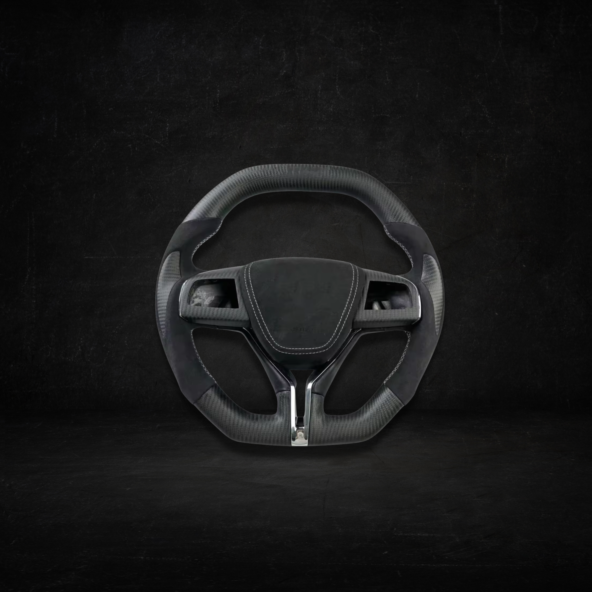 Fully Custom Carbon Fiber Steering Wheel - Maserati