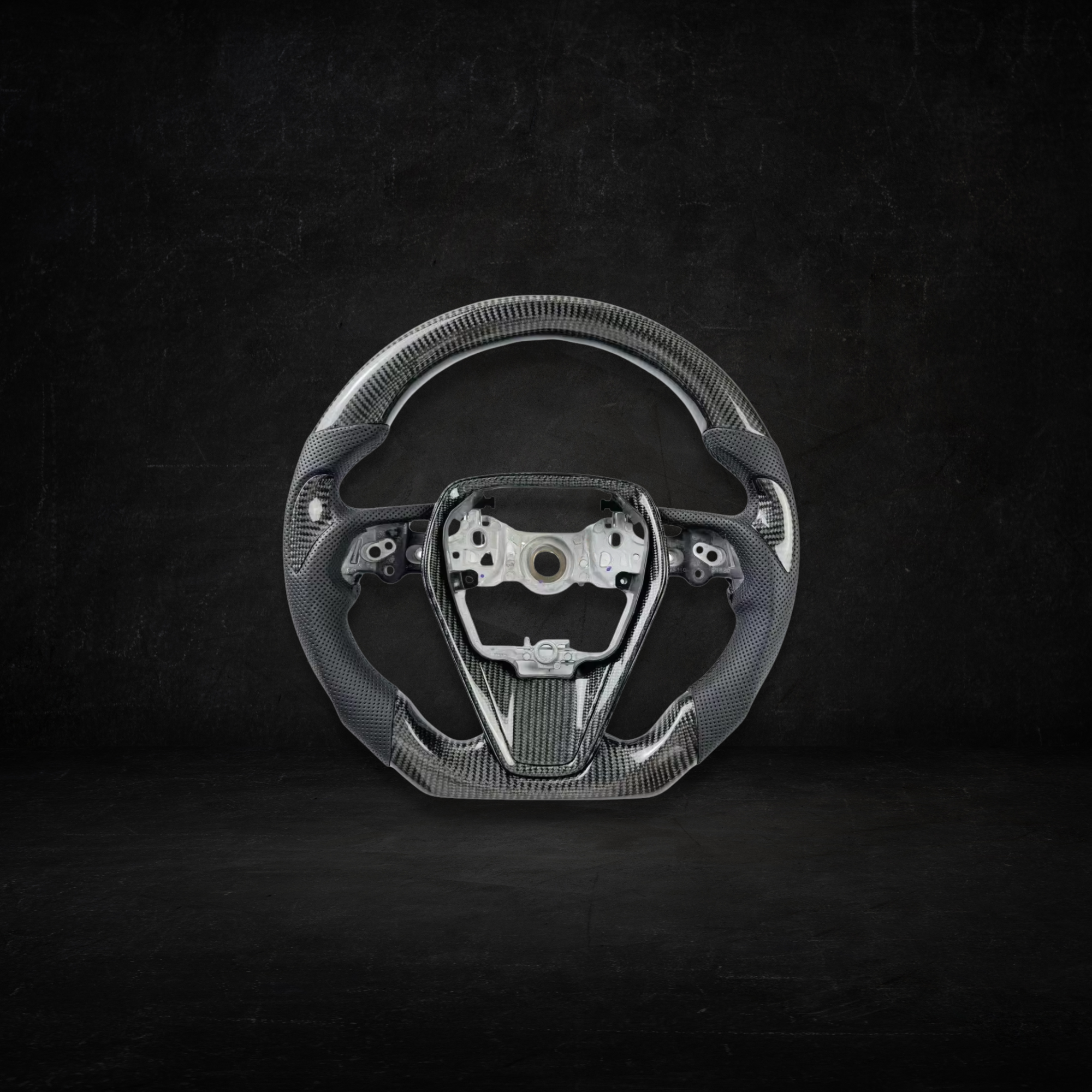 Fully Custom Carbon Fiber Steering Wheel - Toyota